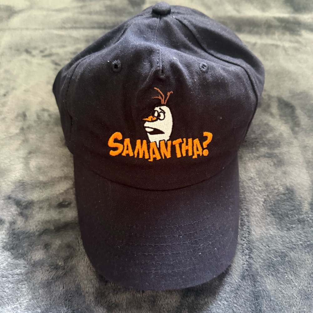 NWT: Olaf, Samantha?, Navy Cap